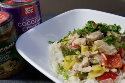 Chicken Thai Green Curry with Fresh Pineapple